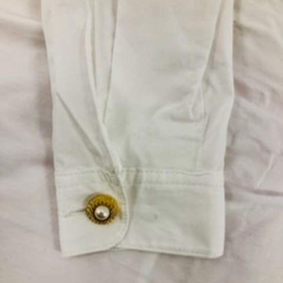 ZARA Cotton Button Down Dress Shirt, Oversized XS, NWT - Picture 7 of 9